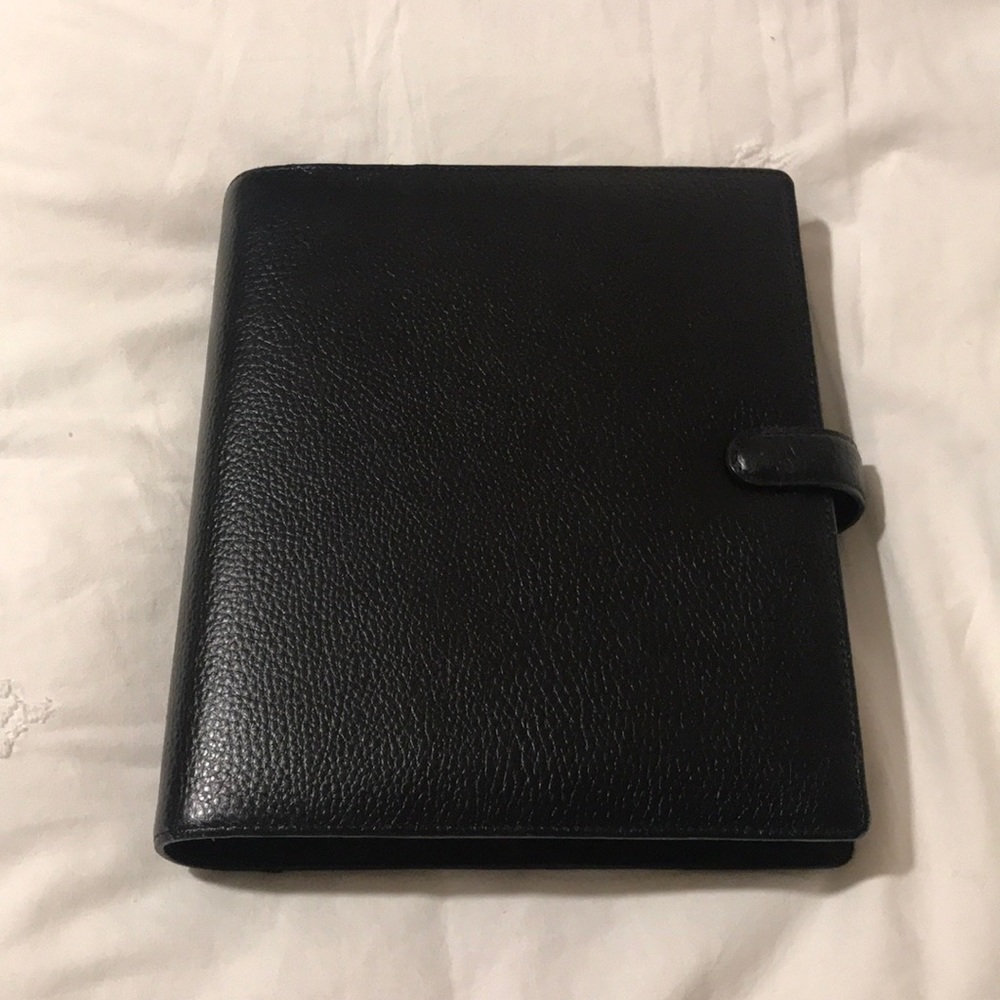 EUC Filofax A5 Leather planner